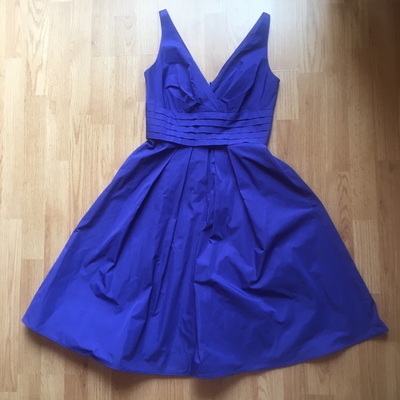 Lauren Ralph Lauren Dresses & Skirts - Cobalt Blue Taffeta Garden Dress